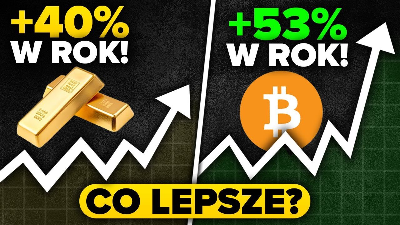 BTC vs. ZŁOTO - Co Wybrać? (Kurs Do Kryptowalut - Lekcja 8)