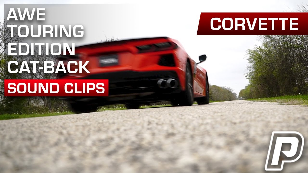 Before & After - 2020-2026 Corvette C8 Stingray AWE Touring Edition Exhaust - Phastek Performance