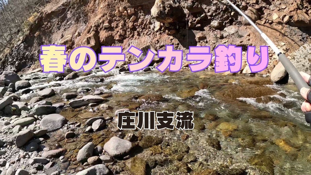 【渓流釣り】春のテンカラ釣り