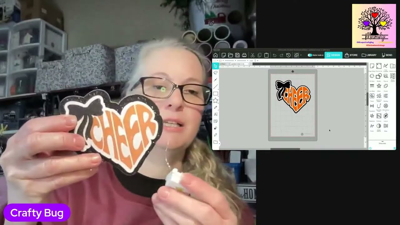 live LIGHT UP CHEER CUTOUT #homecomingmums #texas #livevideo #smallbusiness #cutout