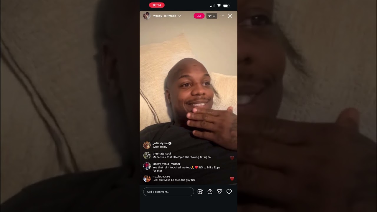 Lil woody IG live 