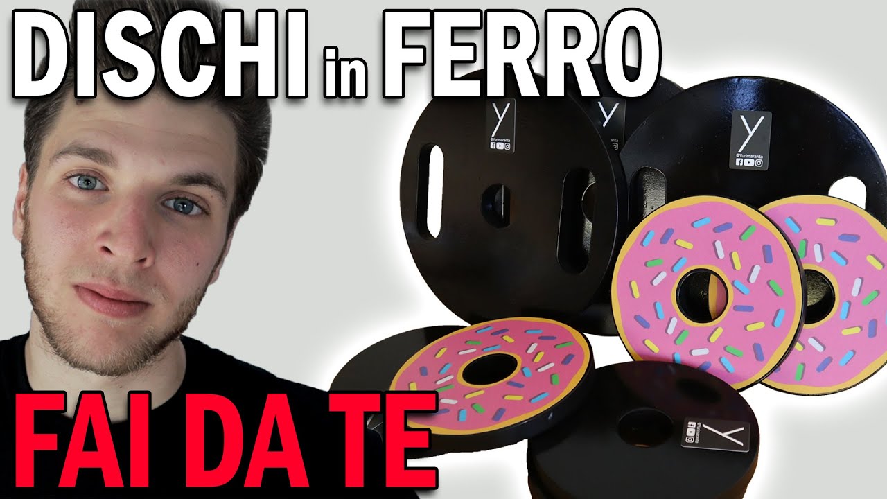 Come Costruire DISCHI PALESTRA in FERRO - Pesi Home Gym FAI DA TE