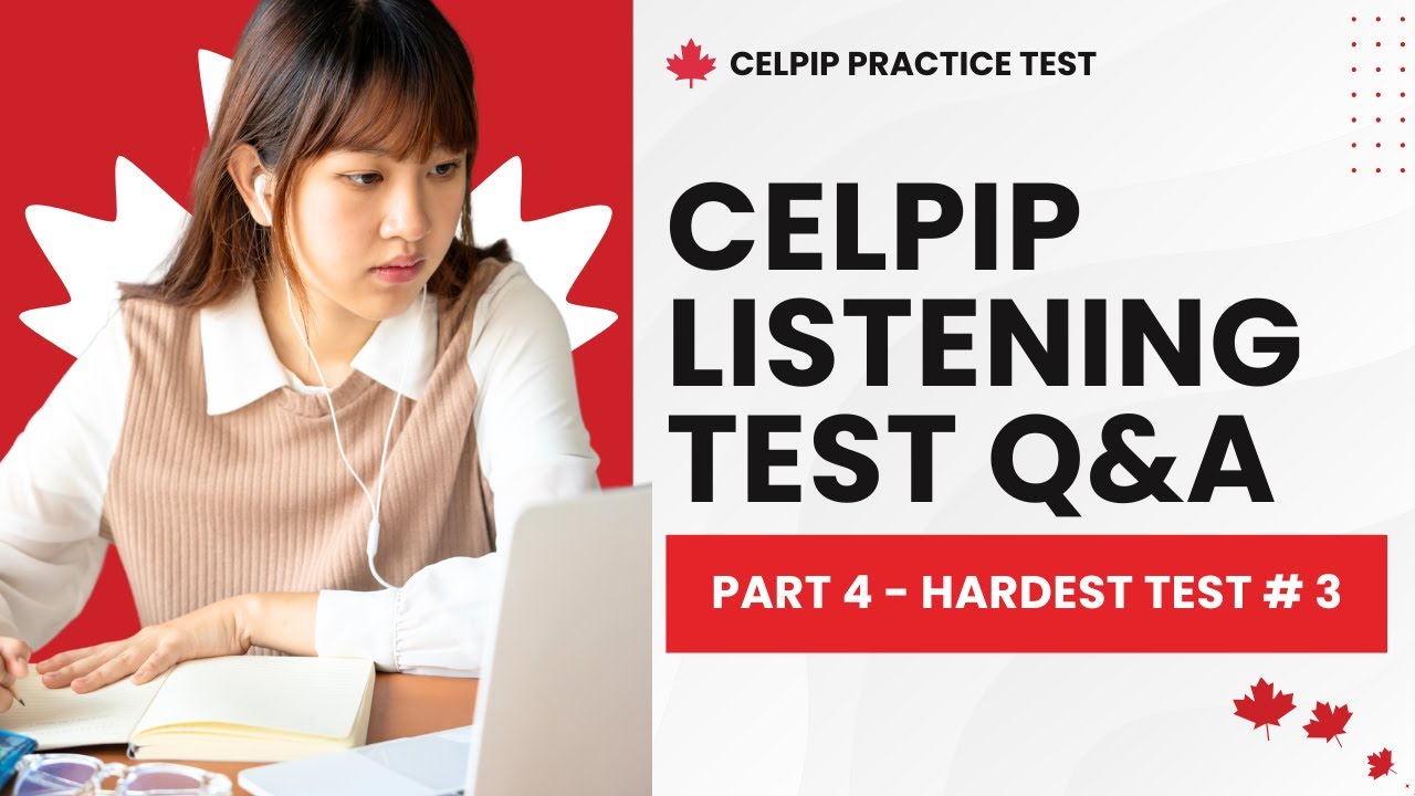 Самый сложный тест на аудирование CELPIP с ответами №3 — Часть 4