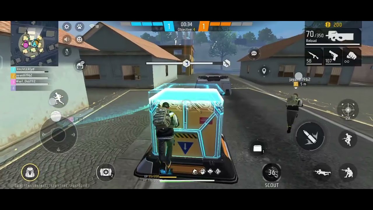New free fire video clash squad video please support like ,subscribe ,and comment 👍🙏😀 jay shree ram