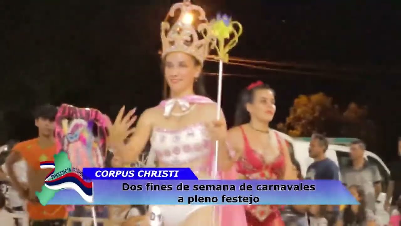 Corpus Christi: Dos fines de semana de carnavales a pleno festejo