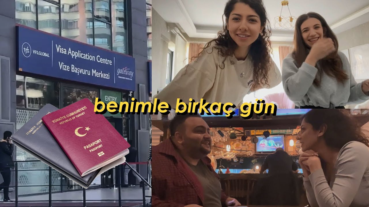 Benimle Yurt Dışı Vize Başvurusuna Gelin ✈️ | BENİMLE BİRKAÇ GÜN | Ankara Vlog