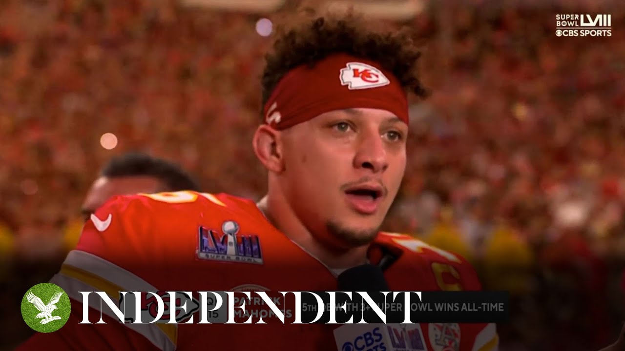 Patrick Mahomes reacts after winning back to back Super Bowls: 'This is legendary'