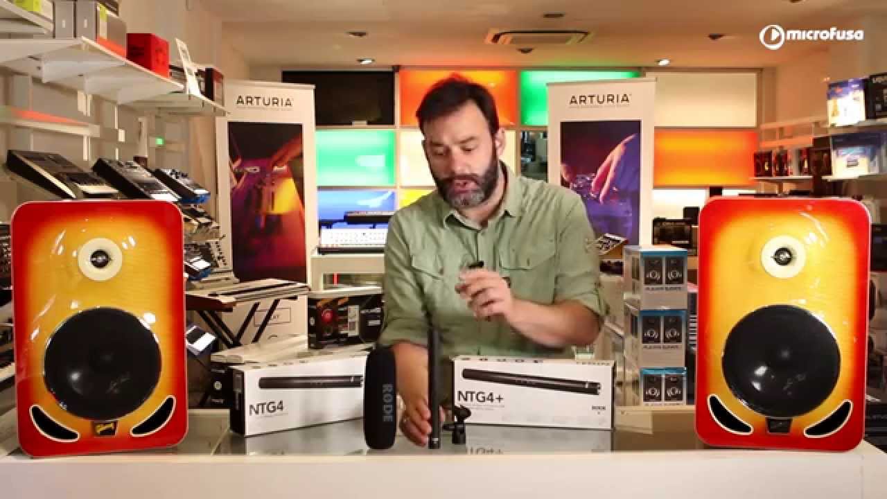 Unboxing de micr&oacute;fonos para v&iacute;deo R&oslash;de NTG4 y NTG4+ en MicroFusa Madrid