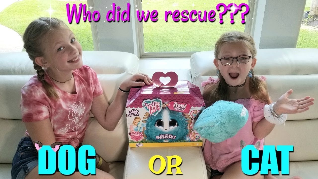 Francesca and Leah's AMAZING PET RESCUE! NEW Scruff A Luvs Real Rescue!