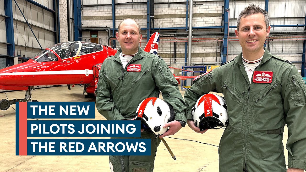 Pilots fulfil lifelong dream as they join the Red Arrows