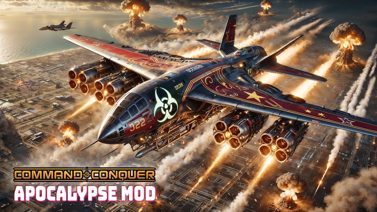 C&C Generals Zero Hour | Мод Apocalypse 2025 — Вы не поверите в мощь этих ядерных бомбардировщиков!