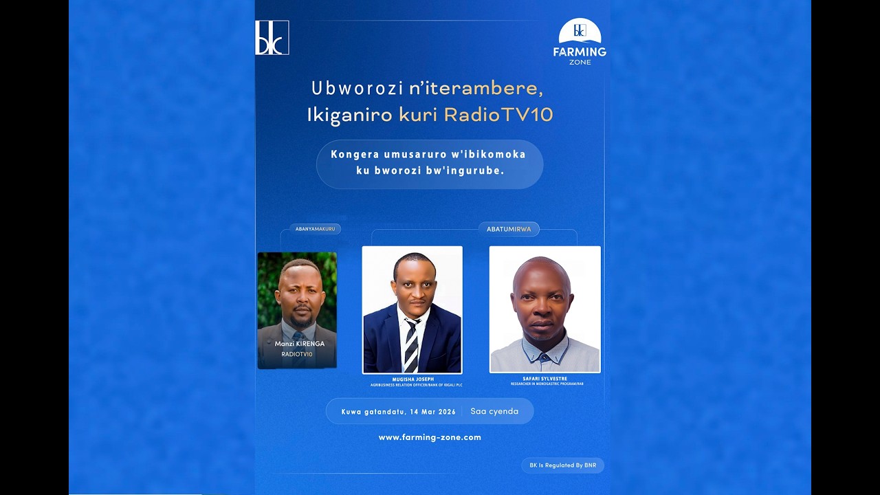 #BK_FARMING_ZONE: Kongera umusaruro w'ibikomoka ku bworozi bw'ingurube || 14.03.2026