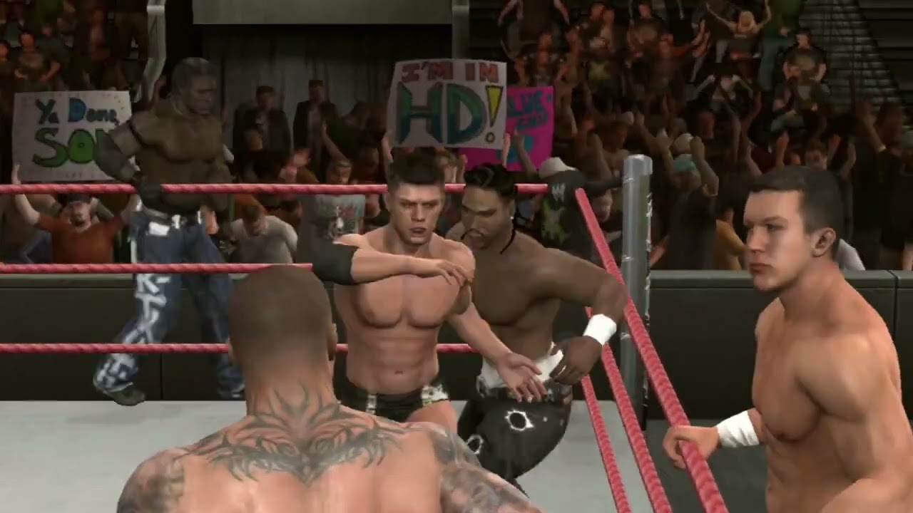 R-truth & Cryme Tyme VS Legacy | WWE SVR 2010 | PS3