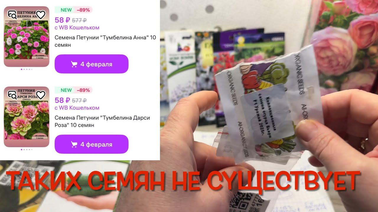 Считаем сроки посева. Петуния, капуста, огурец, арбуз. Семена-призраки