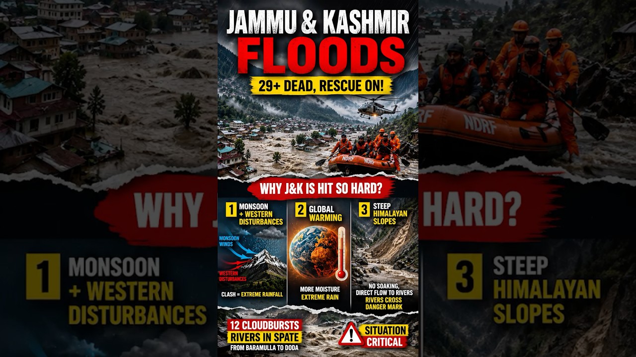 Why Is Jammu Facing Repeated Flash Floods and Landslides?