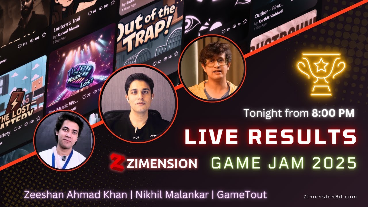 I am Back LIVE: Game Jam 2025 Result Show | Meet the Winners!