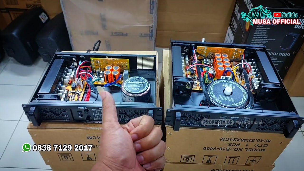 Power Murah Build UP Dana Pelajar - Review Power FEST HMX2800 & HMX4800 Paling Laris