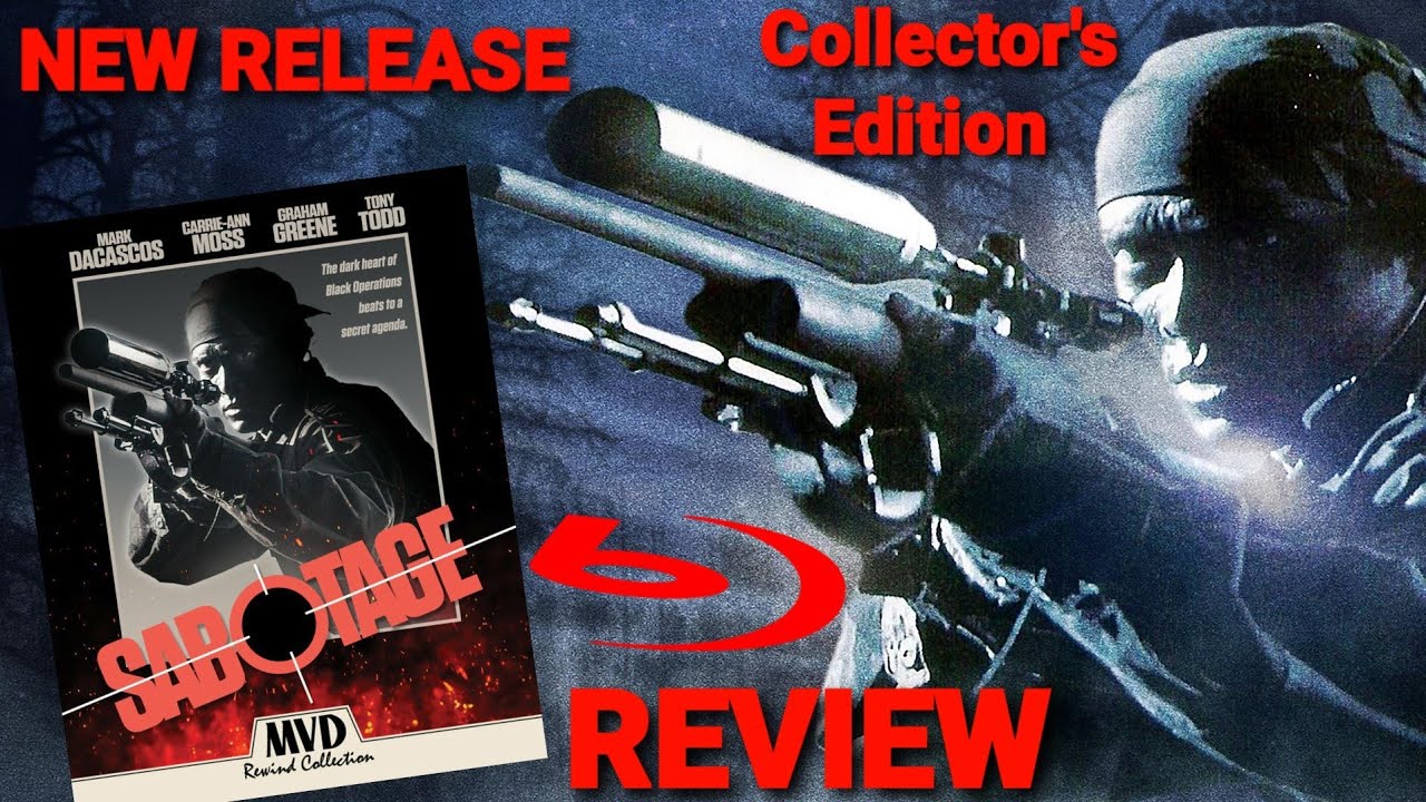 Sabotage(1996) New (2024) MVD Rewind Collection Blu-ray Review |Mark Dacascos, Tony Todd|