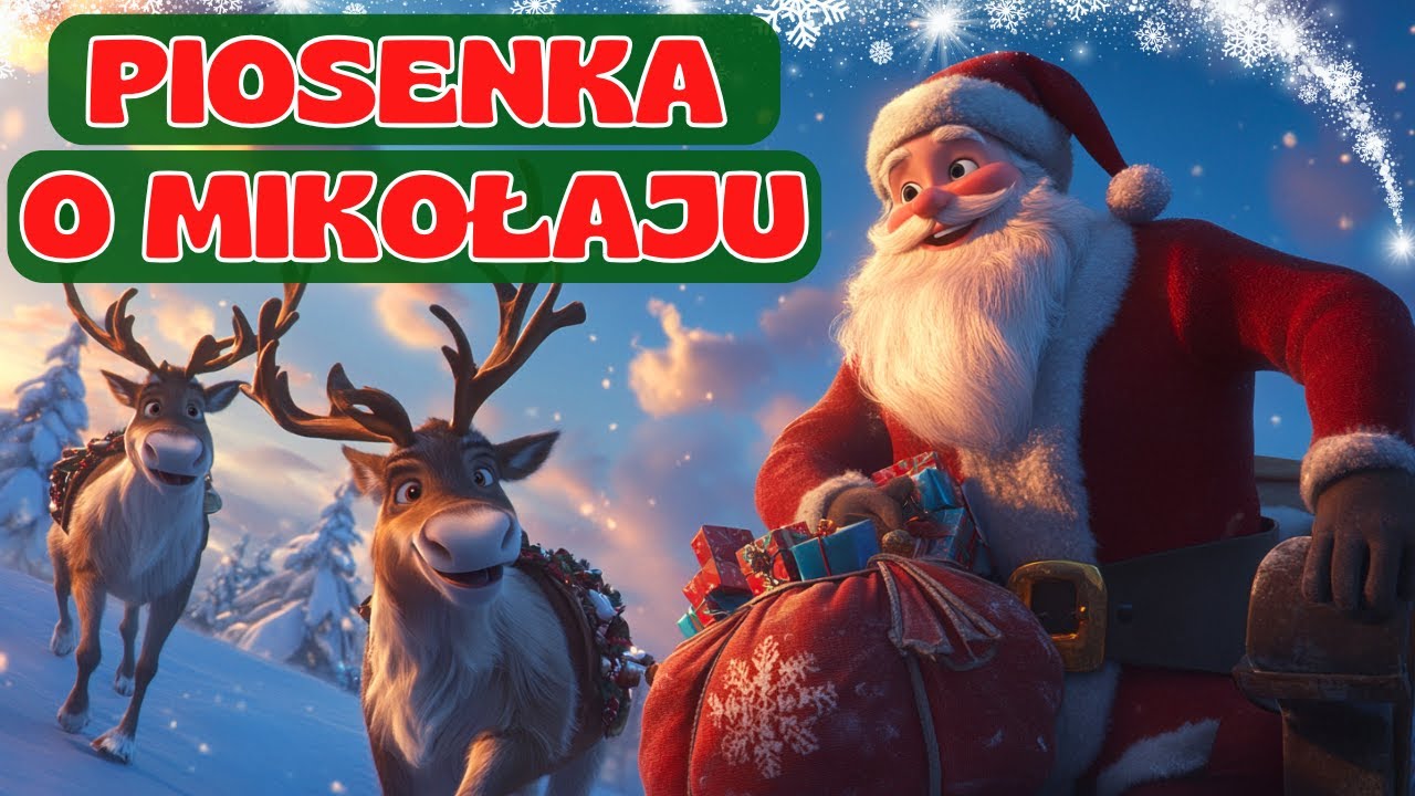 Piosenka o Mikołaju 🎅 Mikołaju! Czekamy na Ciebie 🎄 Piosenka dla dzieci o Mikołaju 👧👦