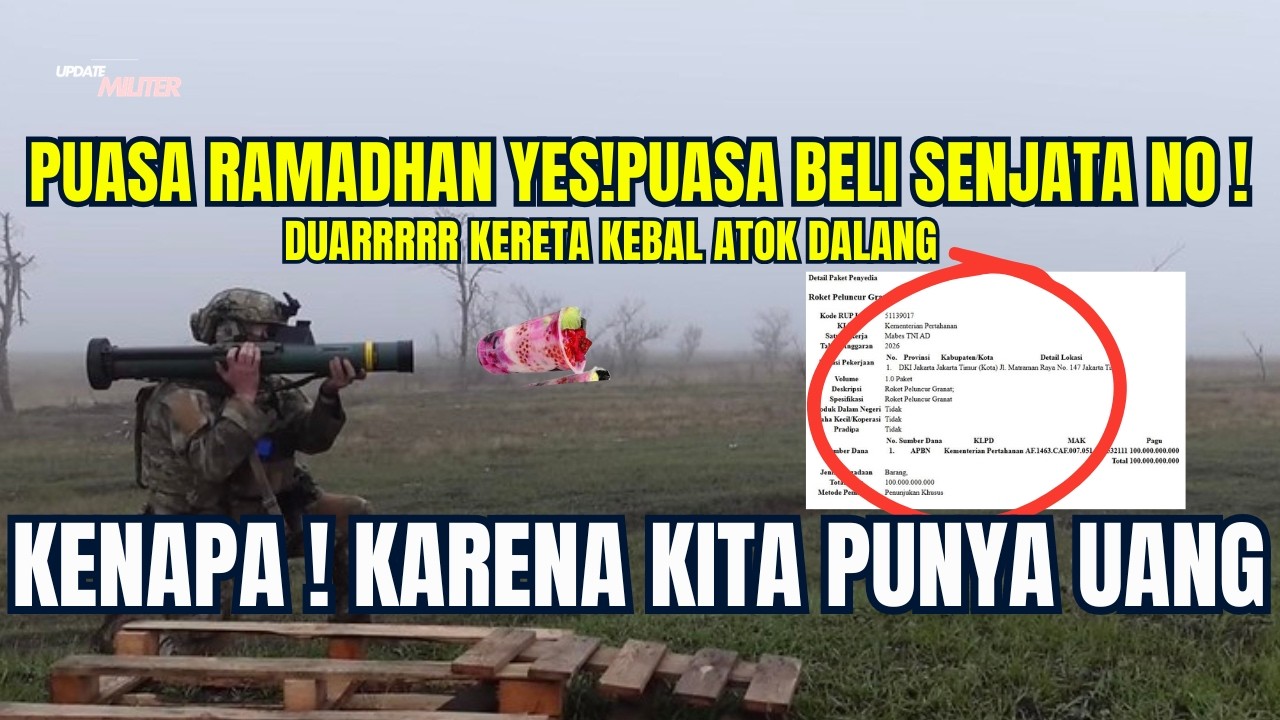 100 MILIAR UNTUK RPG TNI AD! Diam Diam Infanteri Indonesia Sedang Dipersenjatai Lebih Ganas