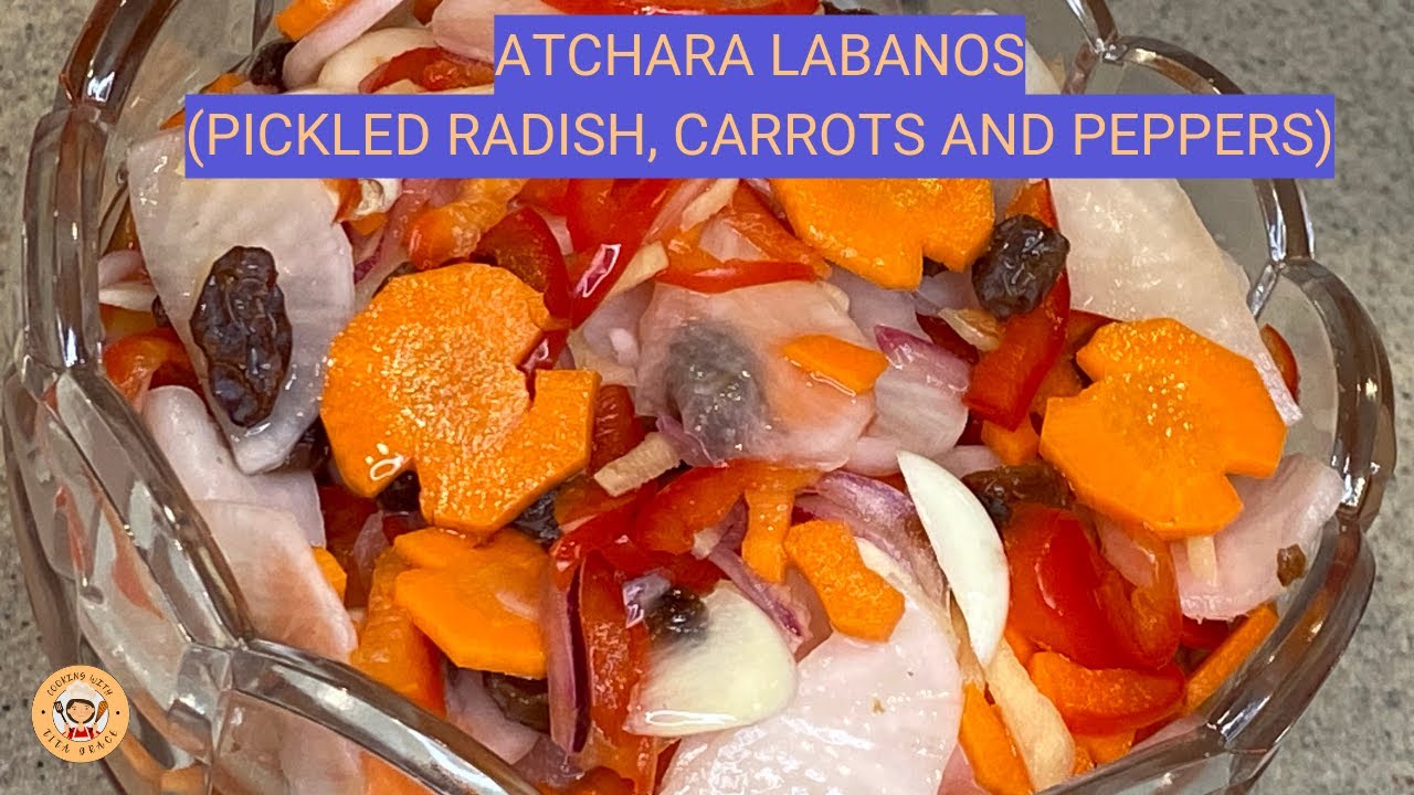 ATCHARA LABANOS * PICKLED RADISH, CARROTS, BELL PEPPERS