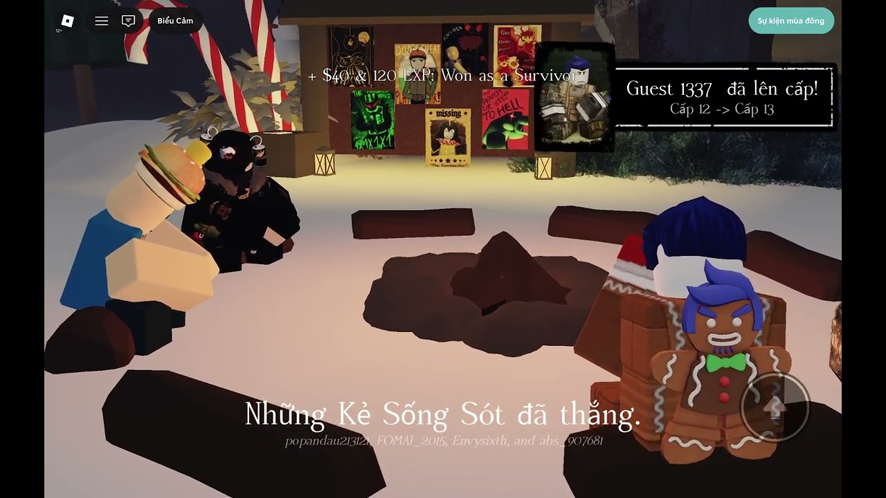 Hôm nay tôi mở khóa được nhân vật noli(FOSARKEN)(ROBLOX)