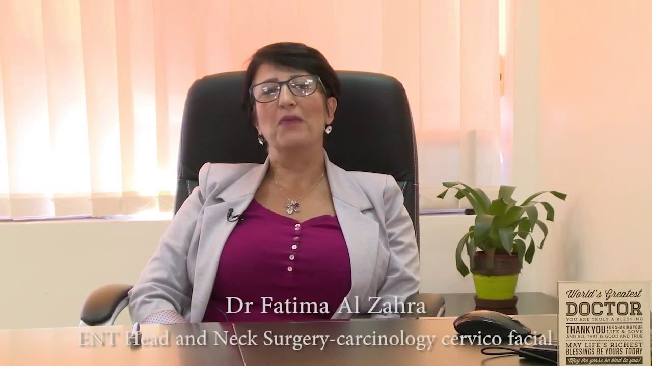 Dr. Fatima Al Zahraa - Consultant - ENT Surgeon