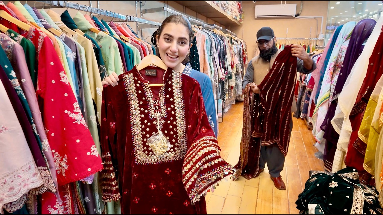 12k Heavily Embroidered Velvet Outfits | Best Shop at Saddar Rawalpindi | 6k Winter Casuals