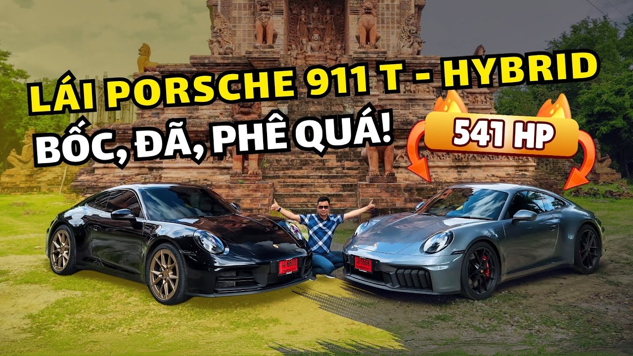 Lái Porsche 911 GTS T-Hybrid: Bốc, đã, phê quá!