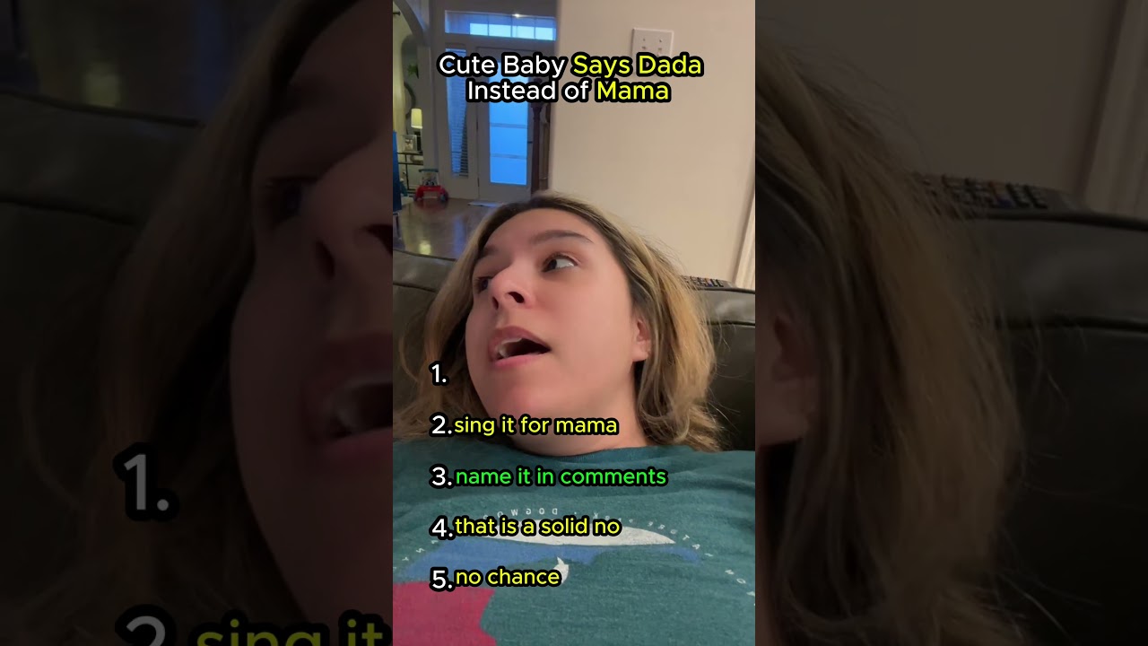 Милый малыш говорит &laquo;папа&raquo; вместо &laquo;мама&raquo;