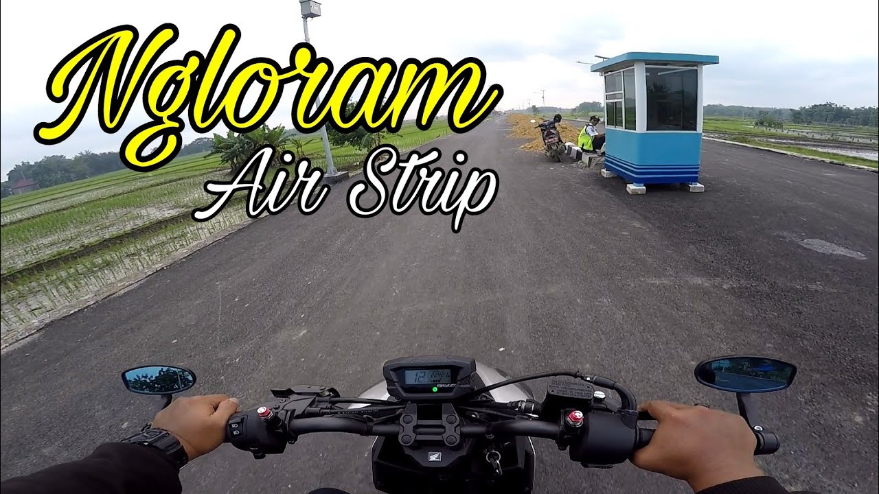 KONDISI JALAN DARI TERMINAL BUS CEPU KE BANDARA NGLORAM | motovlog14