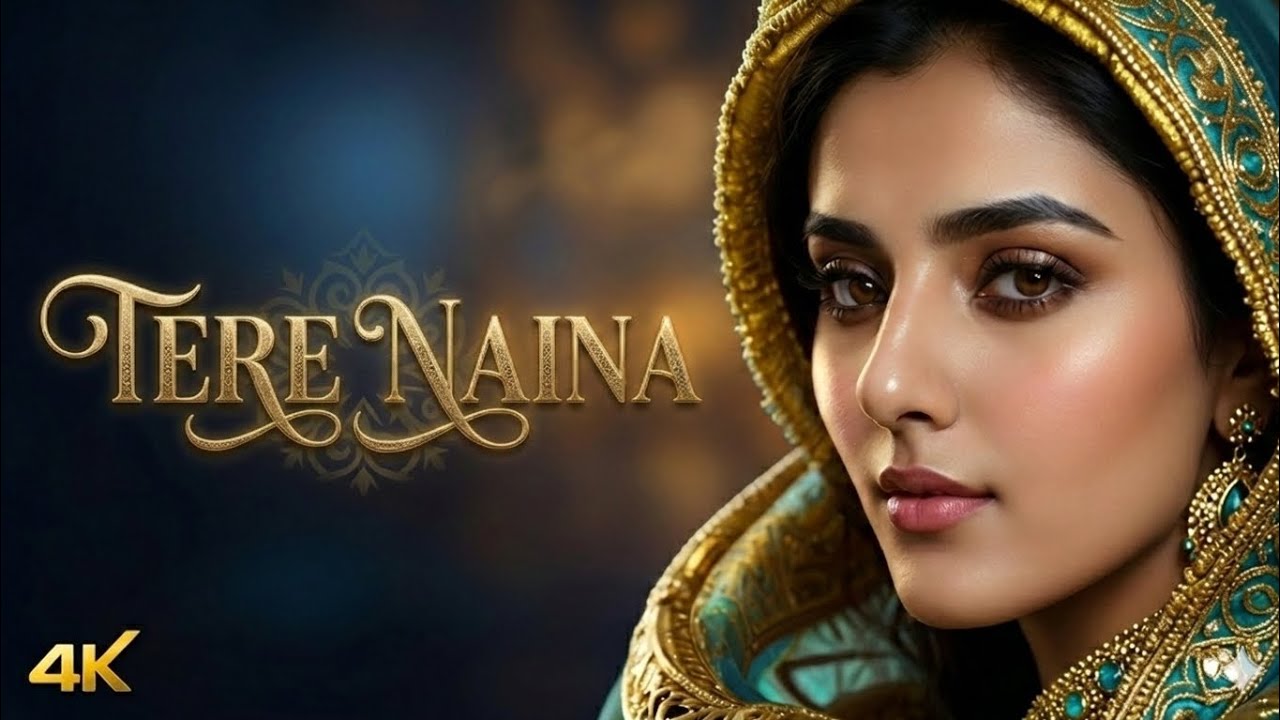 Tere Naina 👀💛 | Romantic Love Song 2026 | 4K Ultra HD | Heart Touching Hindi Song