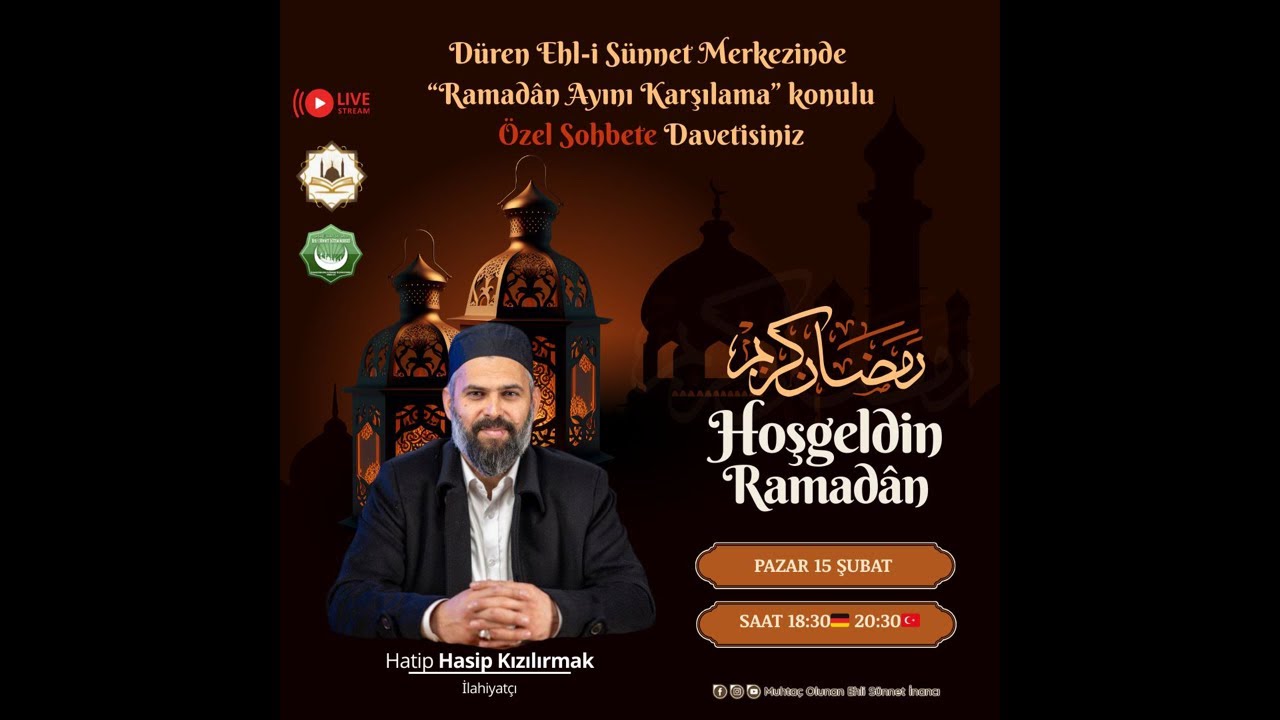 Ramadân Ayını Karşılama - İlahiyatçı Hasip Kızılırmak