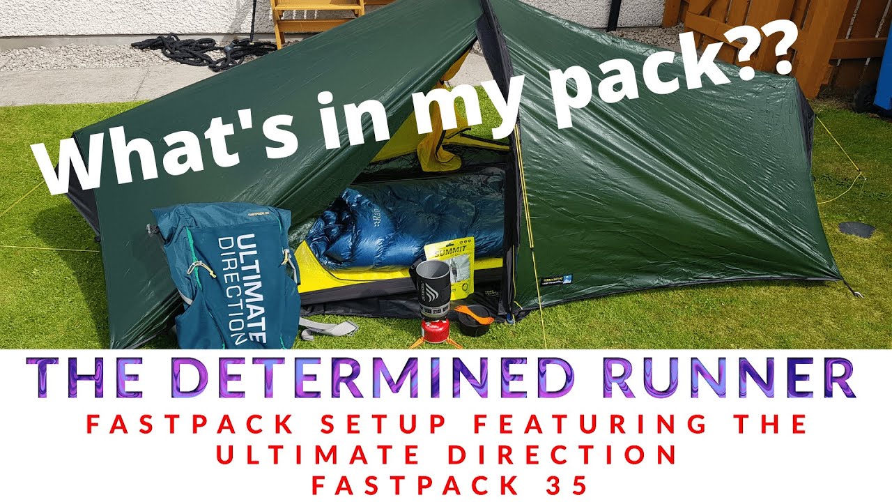 Fastpack Setup - What's in my Ultimate Direction pack??