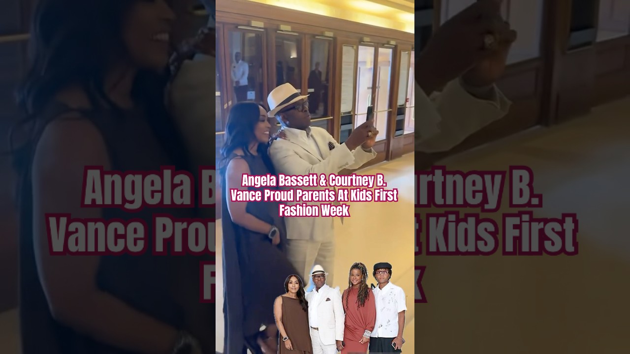 Angela Bassett & Courtney B. Vance Proud Parents At Kids First Fashion Week #tamtonight