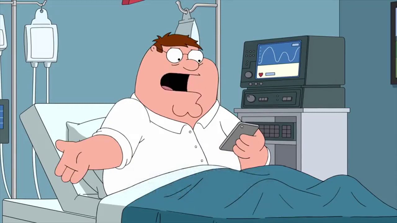 Family Guy - A selfie in a hospital