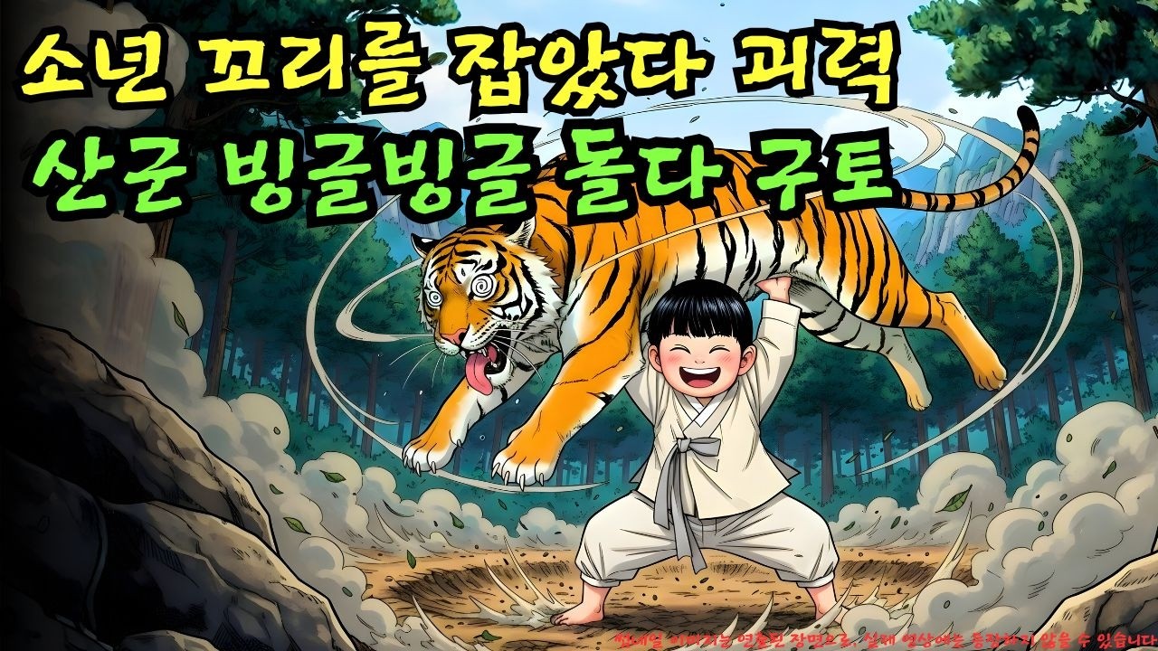 👉 산군이 한 소년에게 꼬리를 붙잡혀 빙글빙글 돌다가 구토까지 했다… 이 아이는 대체 어떤 존재일까? | 야담 |옛날이야기 |민담 |전설 | 설화
