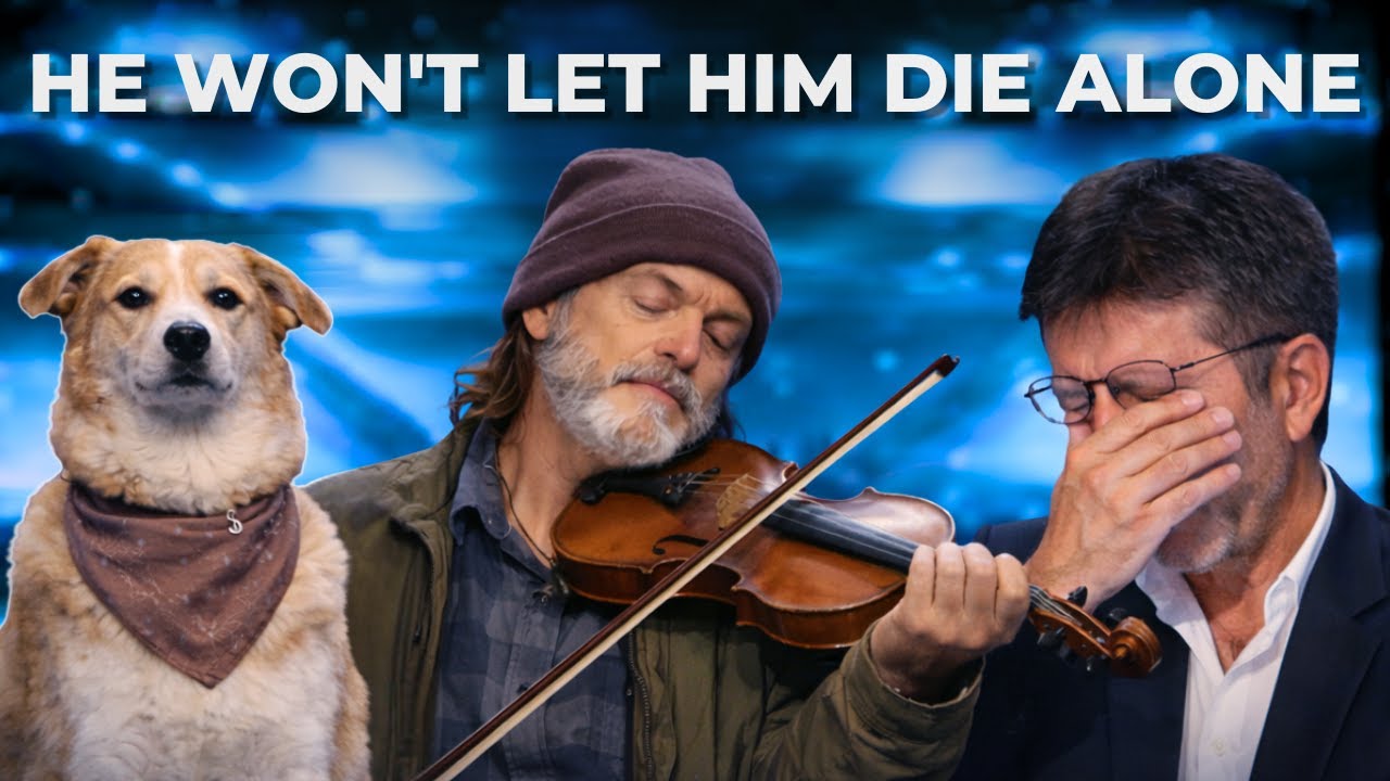 Homeless Man Plays Violin for His Dying Dog