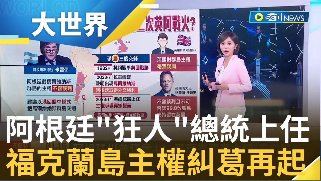 第三戰場將爆發? 阿根廷新總統上任 爭福克蘭島主權