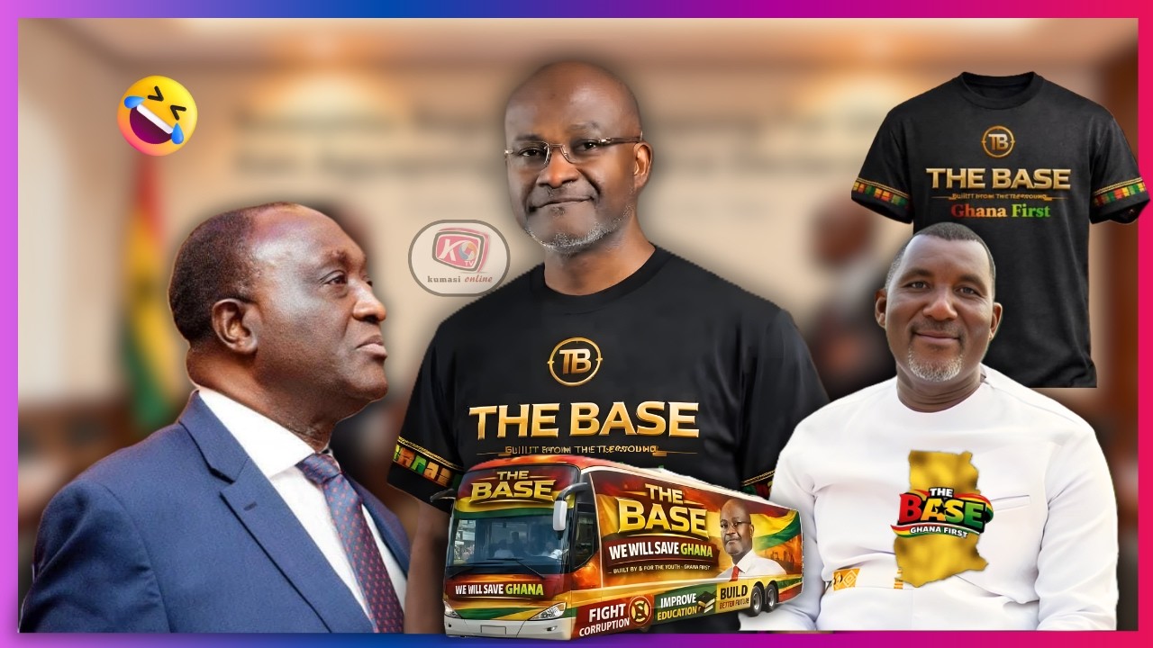 NPP AGU: Alan & Ken Agyapong PARTNER With THE BASE 2028 + Kennedy’s Boy Alex Tetteh Joins THE BASE