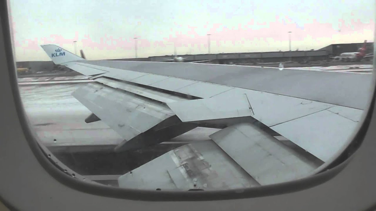 KLM 747 Takeoff from Amsterdam Schiphol Airport