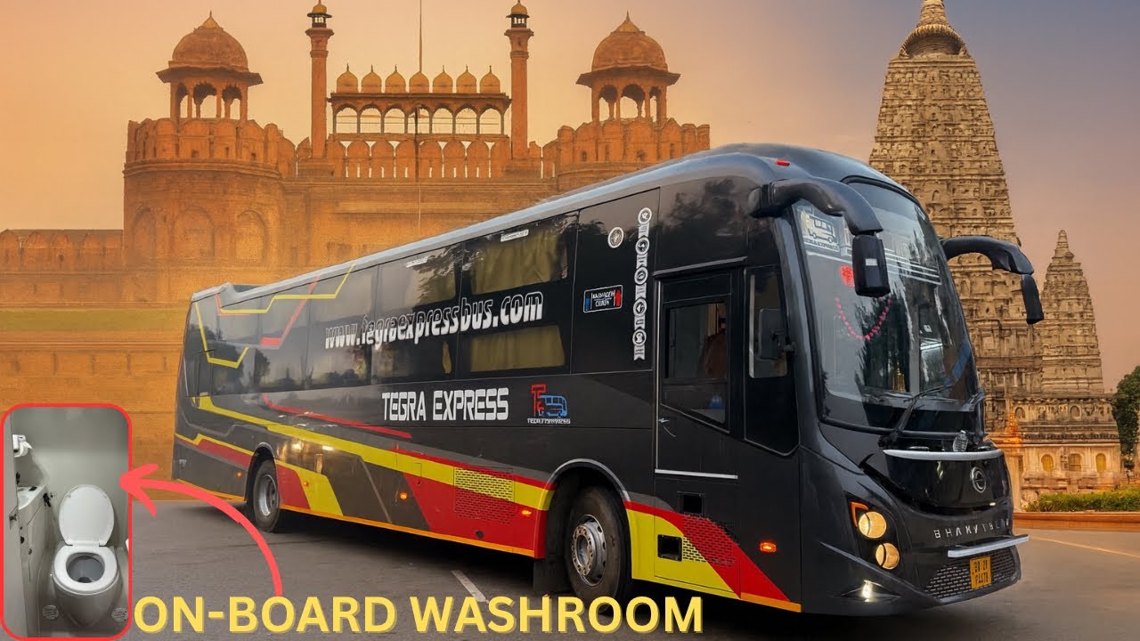 Patna To Delhi  Luxury Sleeper Bus Journey | Delhi To Patna Bus 