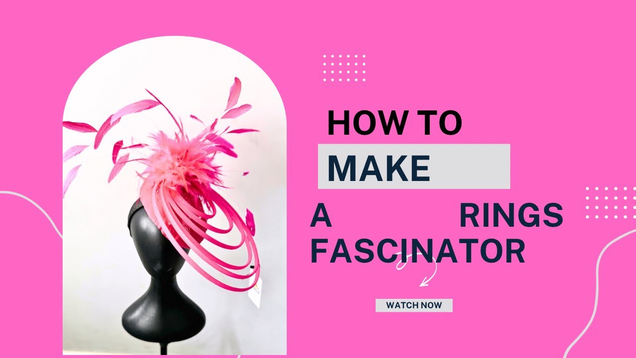 How to make the ring fascinator with crinoline.