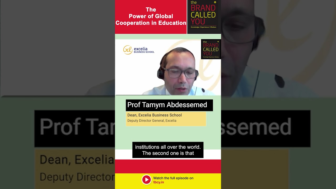 Siła globalnej wsp&oacute;łpracy w edukacji | Prof. Tamym Abdessemed | Excelia Business School