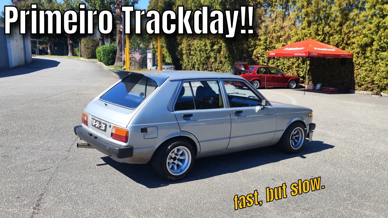 O carro mais lento que ja andei em pista! starlet kp62! mas super divertido.