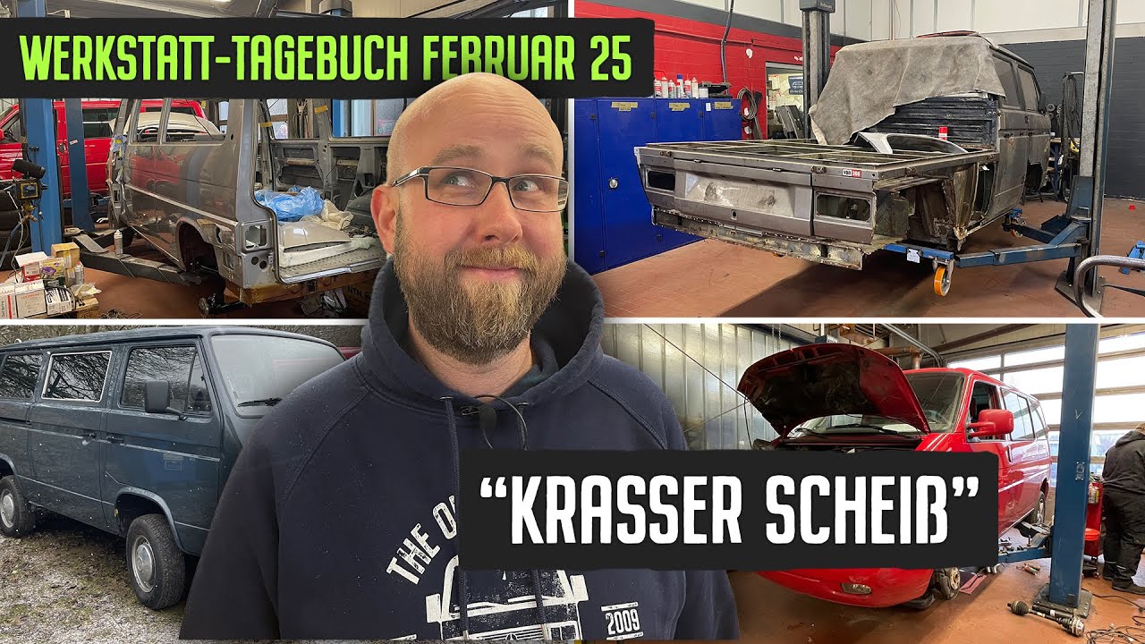Krasse Bulli-Projekte mittlerweile Alltag - Werkstatt-Tagebuch Feb 25