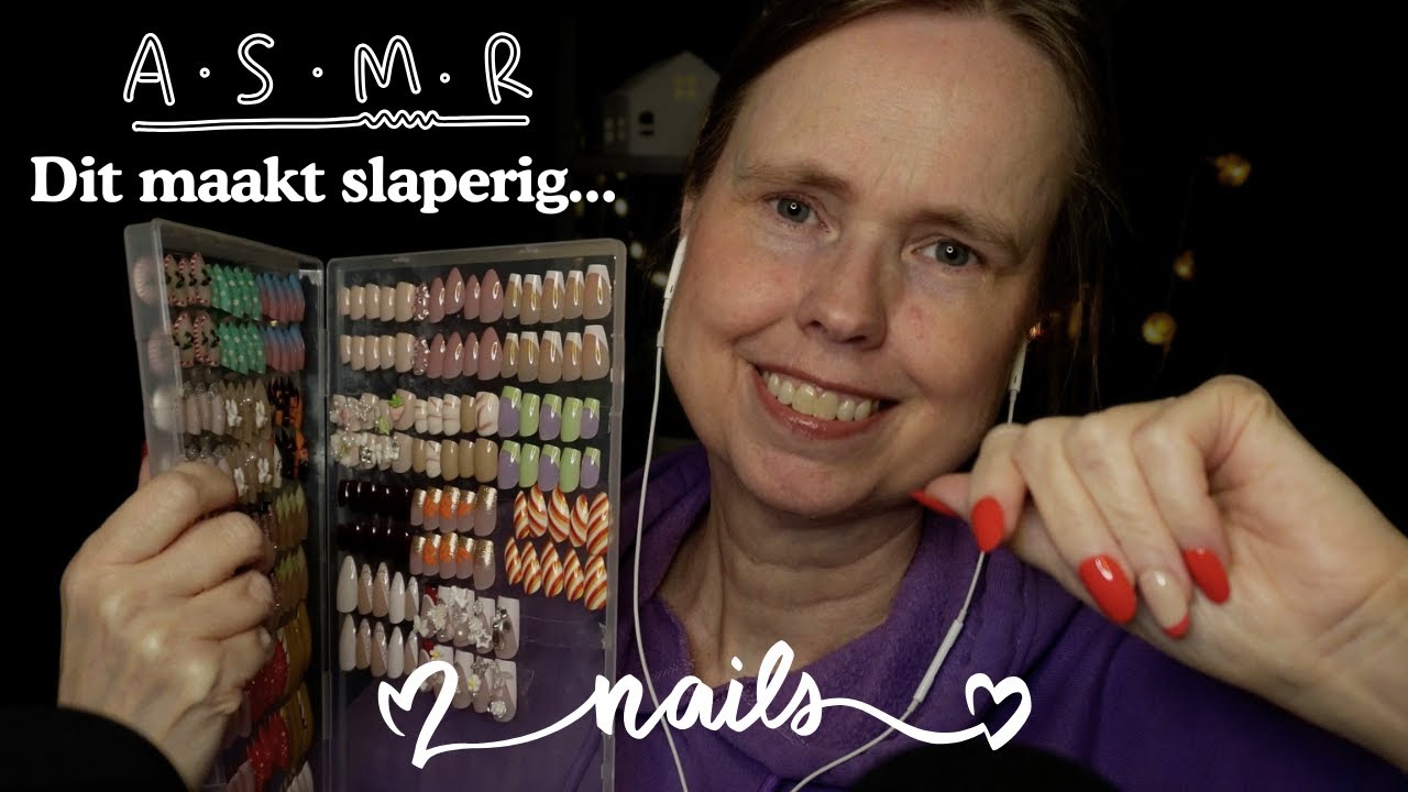 Zeer Ontspannende ASMR  💅 Met Plaknagels ✨ | Press On Nails Tapping & Scratching Voor Rust & Slaap