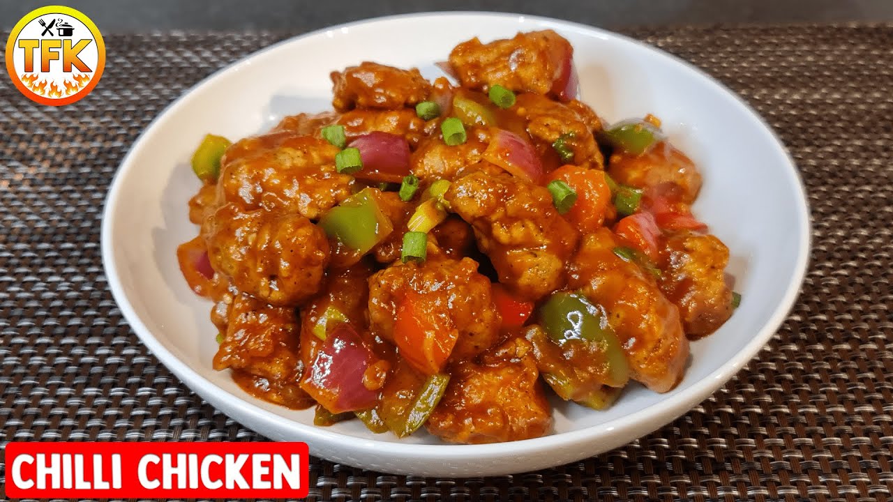 CHILLI CHICKEN | CHILLI CHICKEN RECIPE | RESTAURANT STYLE CHILLI CHICKEN WITH SECRET TIPS - EASY