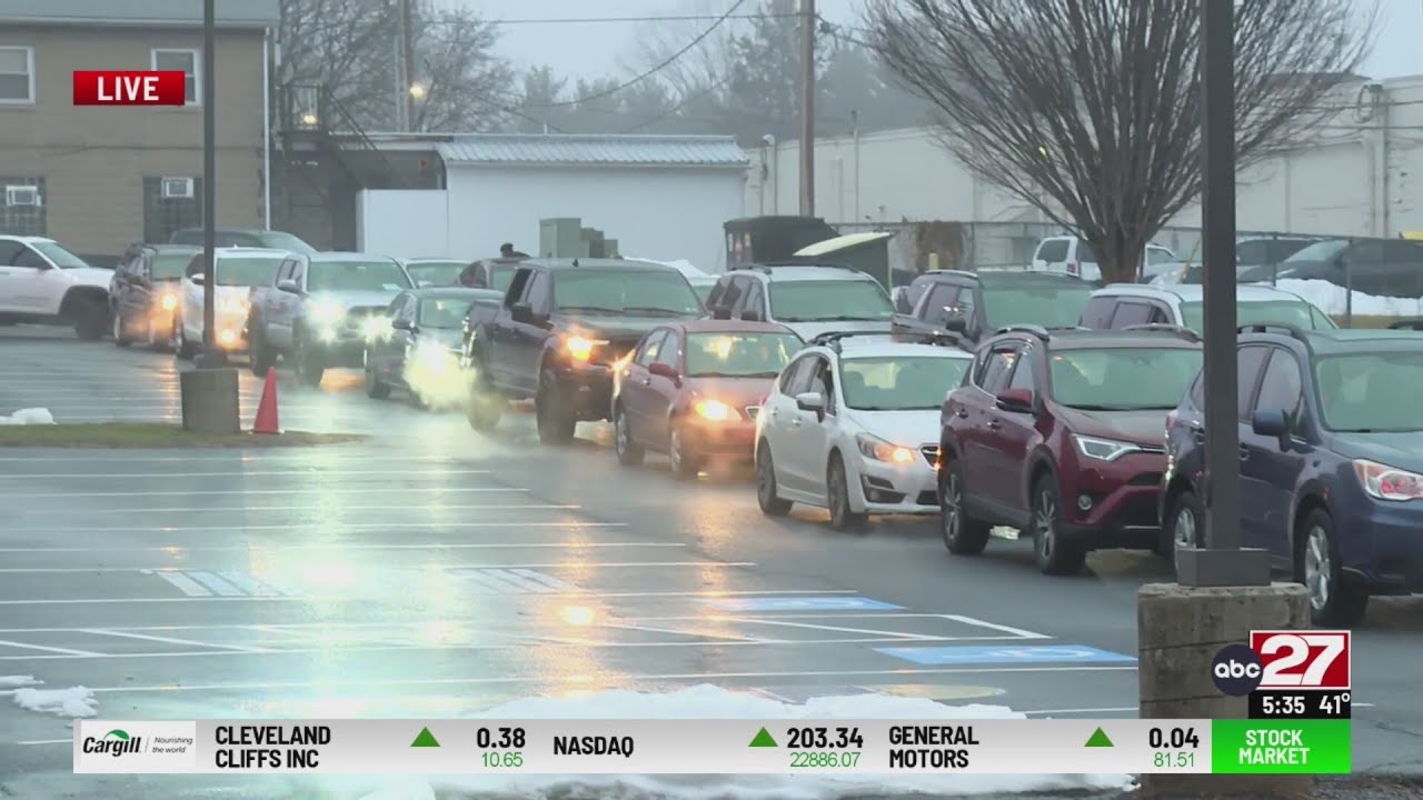 Cars line up for first Friday fish fry