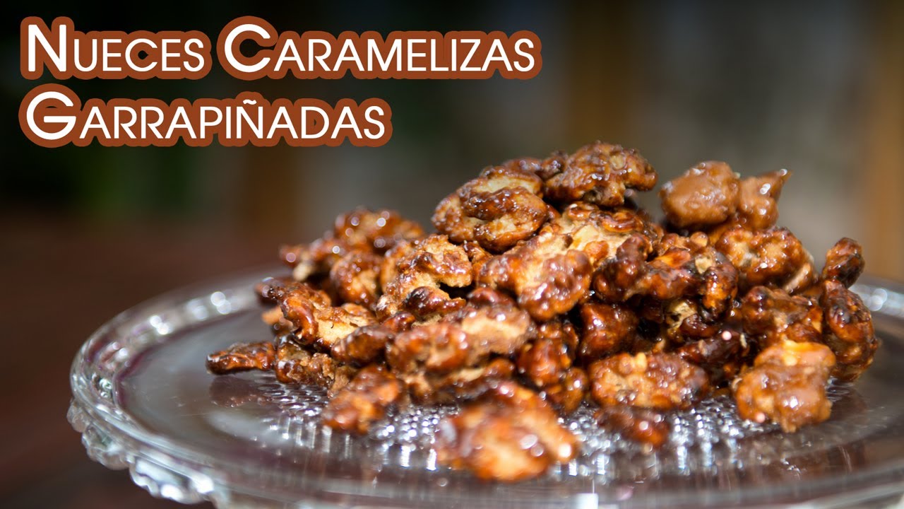 Nueces Caramelizas Garrapiñadas Faciles de Hacer